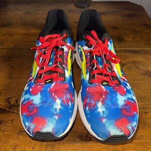 Brooks Launch men’s sneakers Tie‎ Dye Running Shoes Men’s Size 9.5
